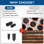 🔥  60PCS Self-Sealing Tire Repair Rubber Nails Kit with 2 Sizes
