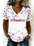 Women's America 250 Printed Casual T-Shirt