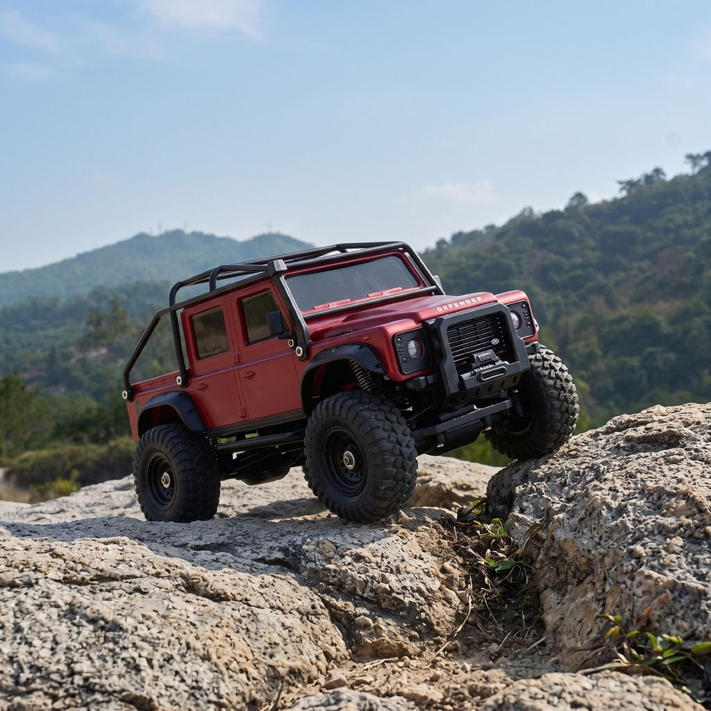 Licensed 1:43 Land Rover Defender 110 RC Crawler
