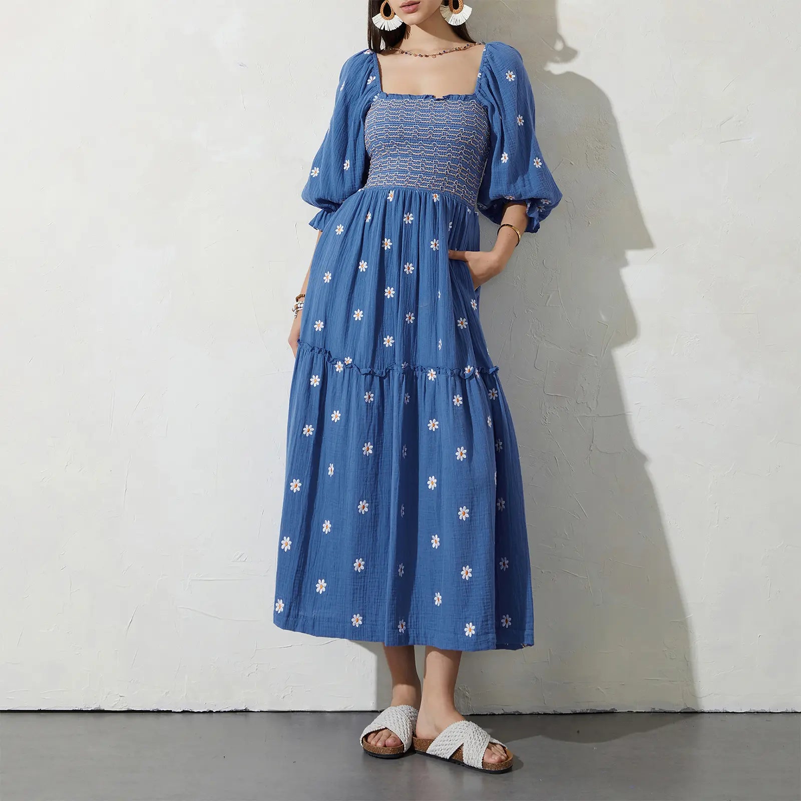 Women Summer Fall Spaghetti Strap Backless Satin Midi/maxi Dress Bohemian Split Flowy Dresses Cocktail/wedding Guest Dress,casual Daily,business Work Wear
