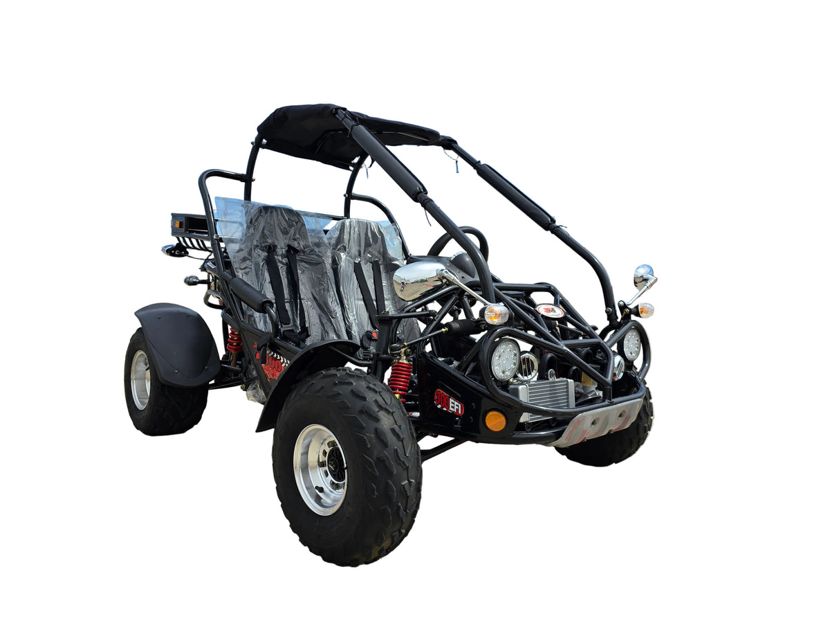 TrailMaster Eagle 300XRX-E 300cc Adult Go-Kart, EFI, Automatic CVT with Reverse, Electric Start, 2 Seats, Water-Cooled