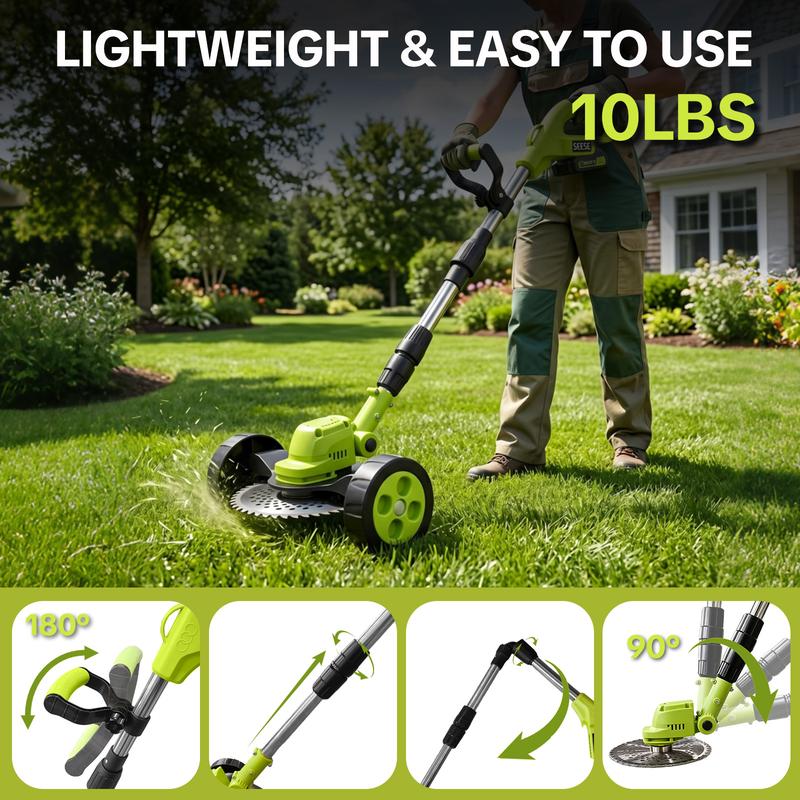 SEESE Cordless Lawn Mower