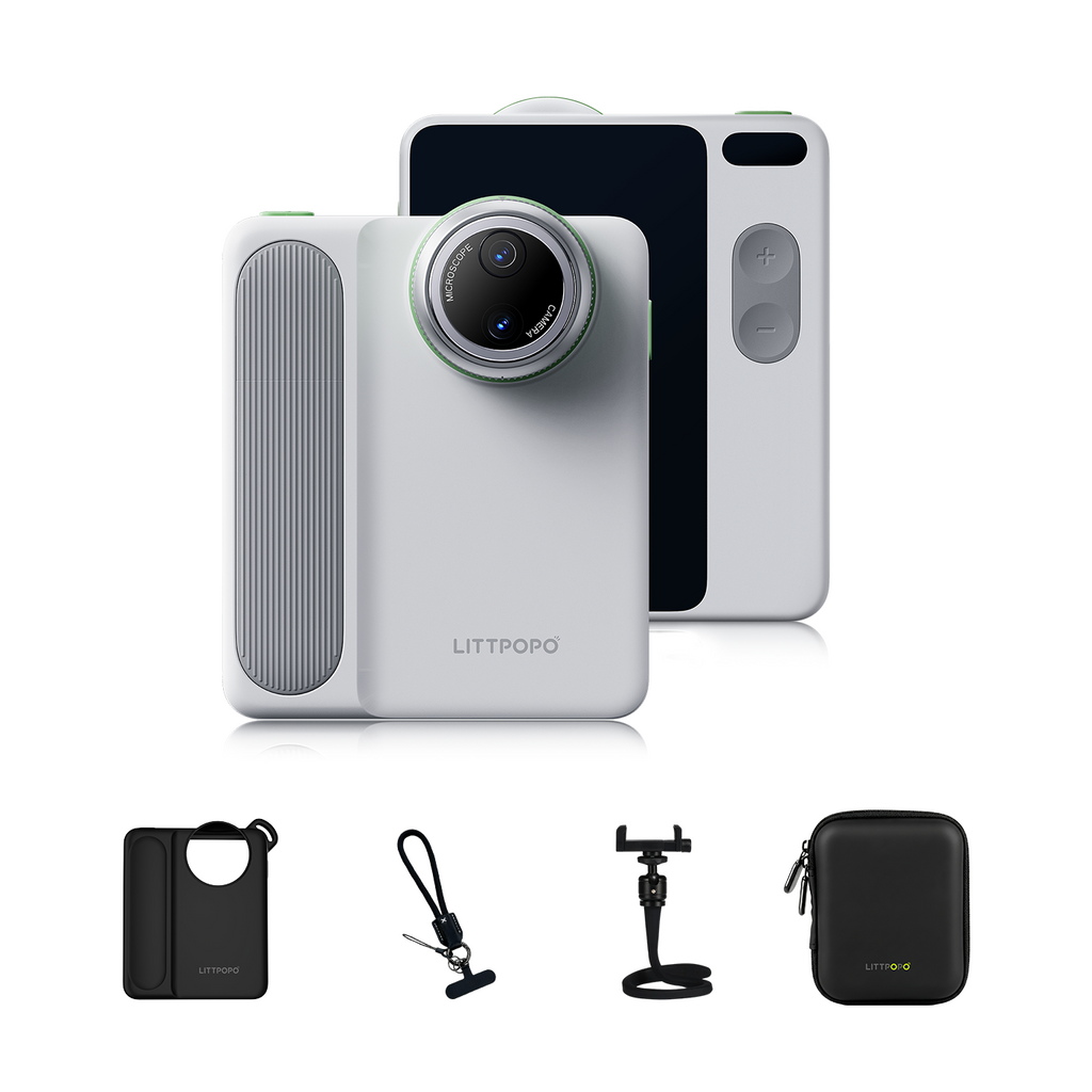 Littpopo MicroCam X1 - Point and Shoot Camera With 40X Magnification Micro Mode