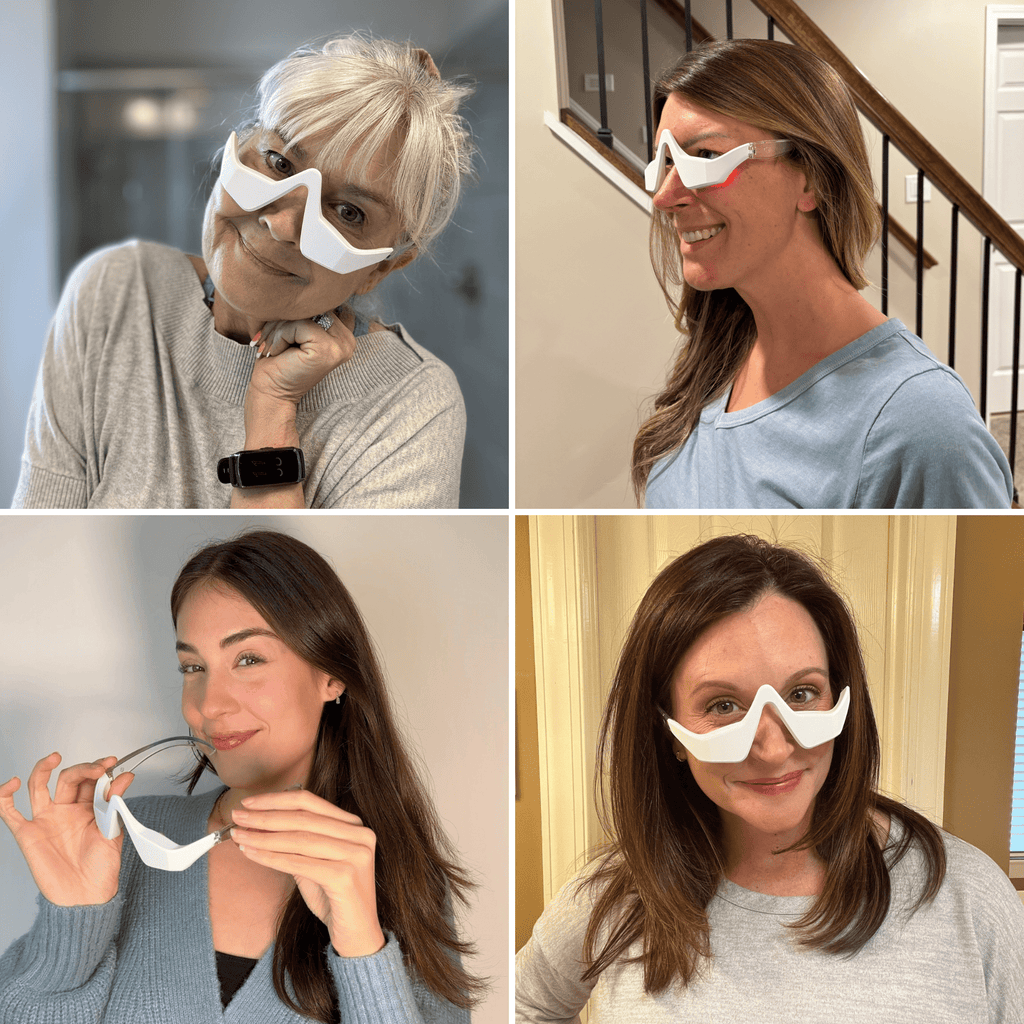 RevitalEyes® 2-in-1 Red Light Therapy + EMS Device, No Battery