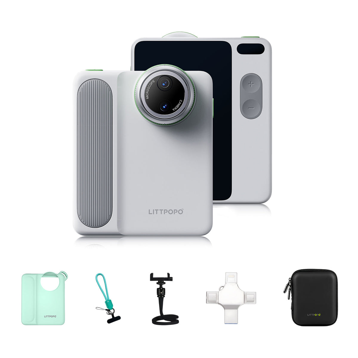 Littpopo MicroCam X1 - Point and Shoot Camera With 40X Magnification Micro Mode