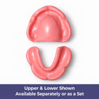 Heat and Fit NowDenture - Premium Immediate Lower Dentures - USA Made, Real Teeth, Custom Fit - No Impressions Needed for Fast Results at Home - Complete Kit with Sizing Trays - Large