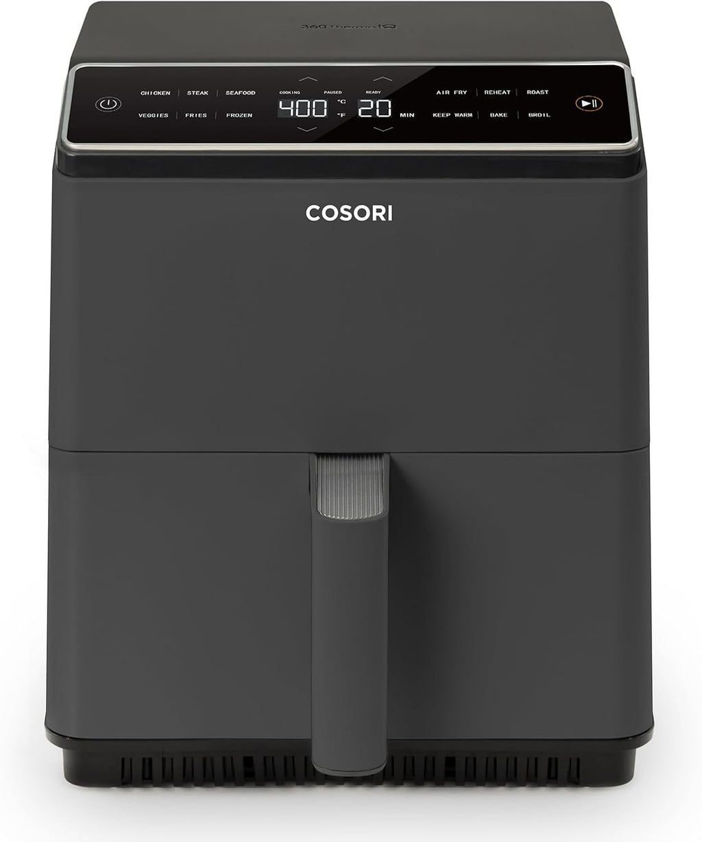 Cosori TurboBlaze Air Fryer, 9-in-1, 6 Qt, PFAS-Free Ceramic Coating