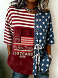 Women's 250th Anniversary Printed Top