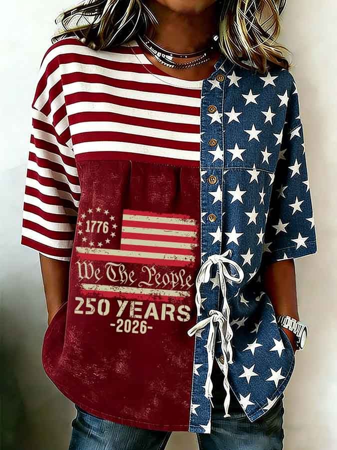 Women's 250th Anniversary Printed Top