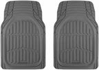 Motor Trend FlexTough Floor Mats for Cars, Burgundy Deep Dish All-Weather Car Mats, Waterproof Trim-To Fit Automotive Cars Trucks SUV, Universal Liner Accessories