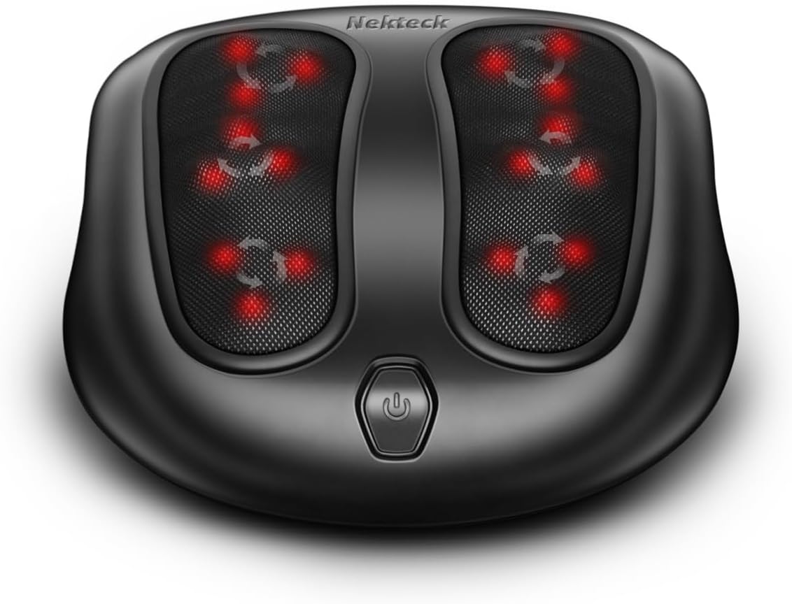 Nekteck Foot Massager with Heat, HSA Eligible FSA Massage Tools Gifts