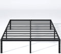 NEW JETO Metal Bed Frame,Queen Size Bed Frame with Storage Space,18 Inch