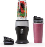 Ninja Nutri-Plus Personal Blender, 900PW, (3) 20oz Cups, Silver, BN301
