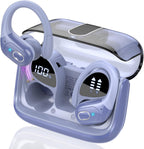 Wireless Earbuds 75H Bluetooth 5.4 Sport Headphones with Earhooks, Camel