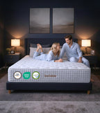 Full XL Mattress, 14 Inch Hybrid Full Mattress in a Box with Cooling Gel Memory Foam & Pocket Springs, Medium Firm for Pressure Relief, Motion Isolation, Back Neck Pain Relief, 54x80 Mattress