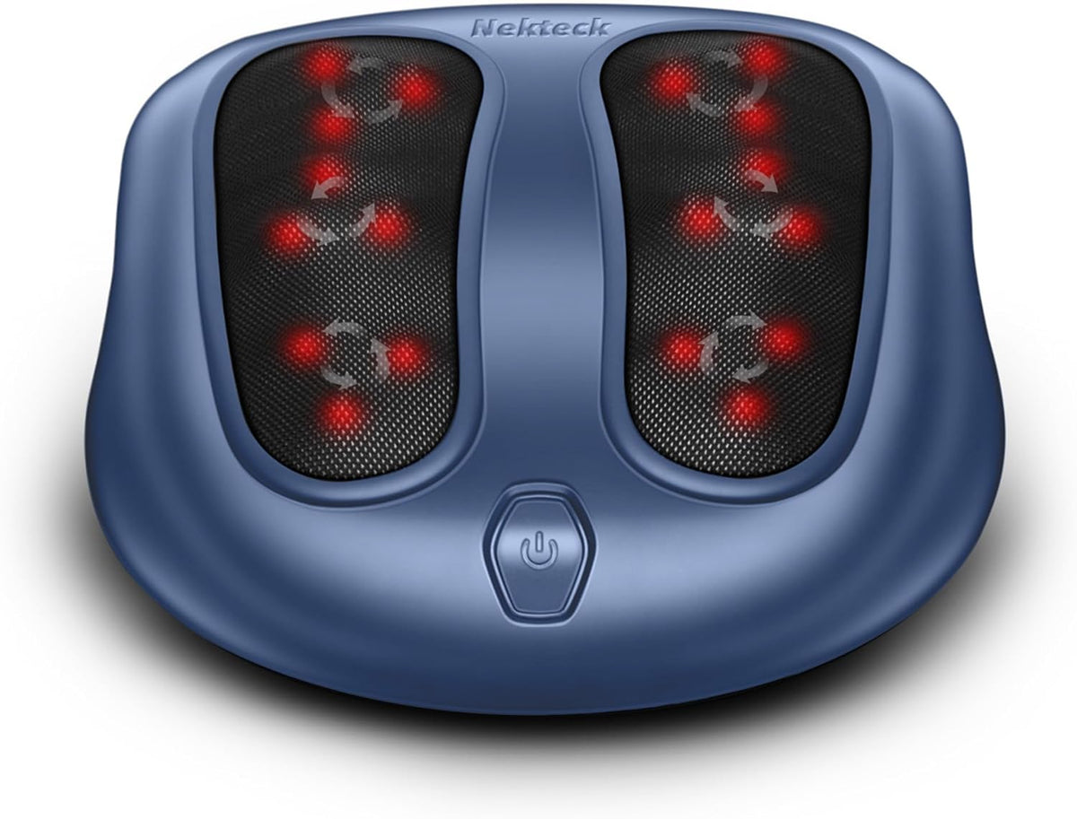 Nekteck Foot Massager with Heat, HSA Eligible FSA Massage Tools Gifts