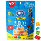 AMOS Peelerz Exotic Fruit Peelable Gummy Candy – 5 Fruit Flavors (Mango, Peach, Banana, Pineapple, Lychee), 8.47oz (240g), Individually Wrapped