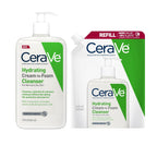 CeraVe Hydrating Cream-to-Foam Facial Cleanser for Dry Skin, 19 oz
