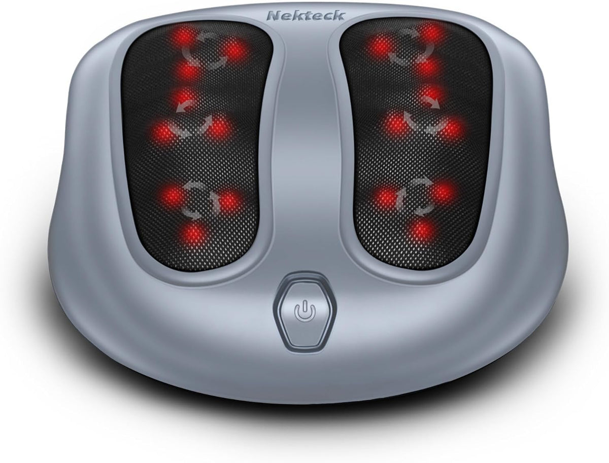 Nekteck Foot Massager with Heat, HSA Eligible FSA Massage Tools Gifts