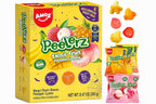 AMOS Peelerz Exotic Fruit Peelable Gummy Candy – 5 Fruit Flavors (Mango, Peach, Banana, Pineapple, Lychee), 8.47oz (240g), Individually Wrapped