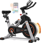 YOSUDA Exercise Bike, Magnetic Friction Stationary Bike with App Training