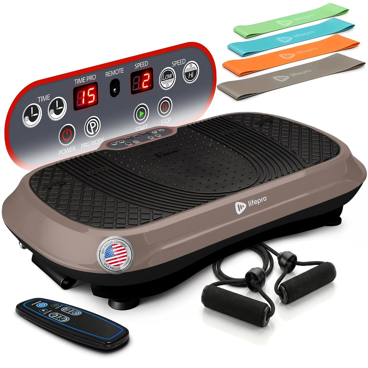 Lifepro Waver Vibration Plate Exercise Machine with 99 Speeds & 10 Presets
