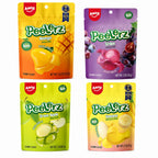 AMOS Peelerz Exotic Fruit Peelable Gummy Candy – 5 Fruit Flavors (Mango, Peach, Banana, Pineapple, Lychee), 8.47oz (240g), Individually Wrapped