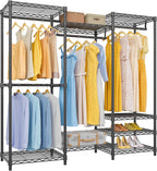 VIPEK V5 Medium Freestanding Clothes Rack, Modular Closet System, Black