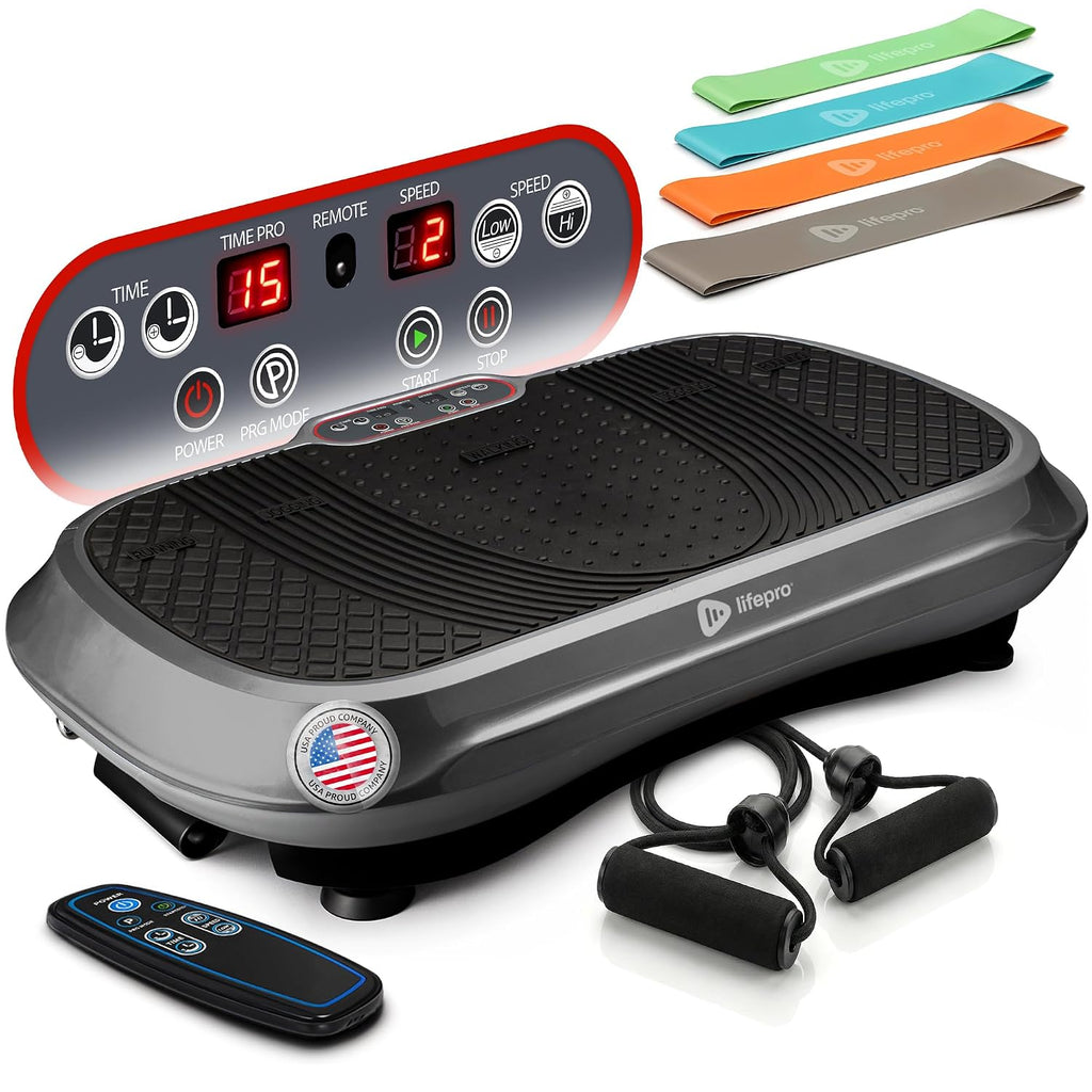 Lifepro Waver Vibration Plate Exercise Machine with 99 Speeds & 10 Presets