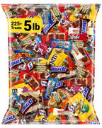 （Buy 1 Get 1 Free）Chocolate Candy Variety Pack 5 lb, 225 Ct, Fun Size Individually Wrapped