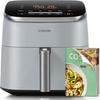 Cosori TurboBlaze Air Fryer, 9-in-1, 6 Qt, PFAS-Free Ceramic Coating
