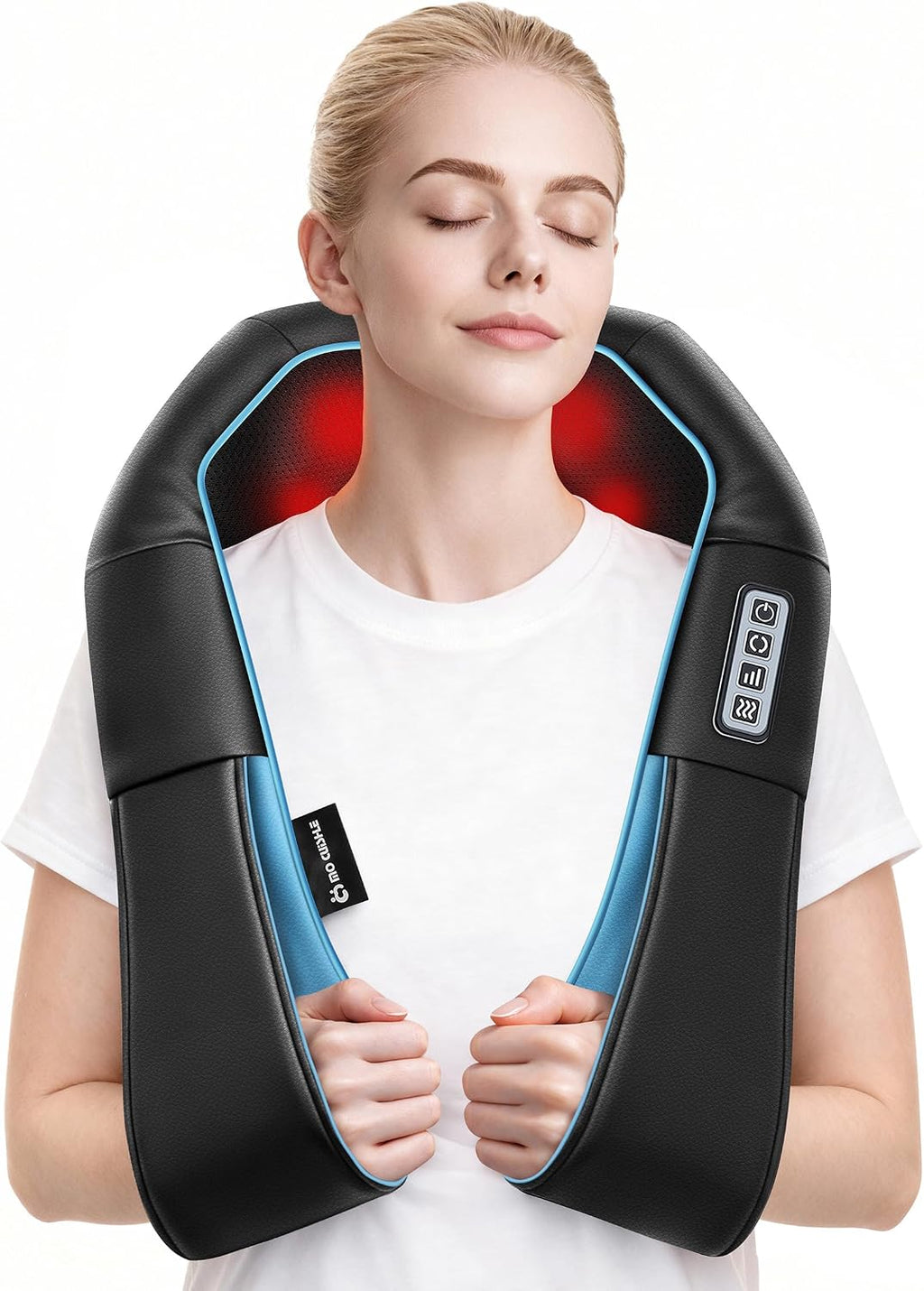 Mo Cuishle Women Men Gifts, Shiatsu Back Shoulder & Neck Massager with Heat