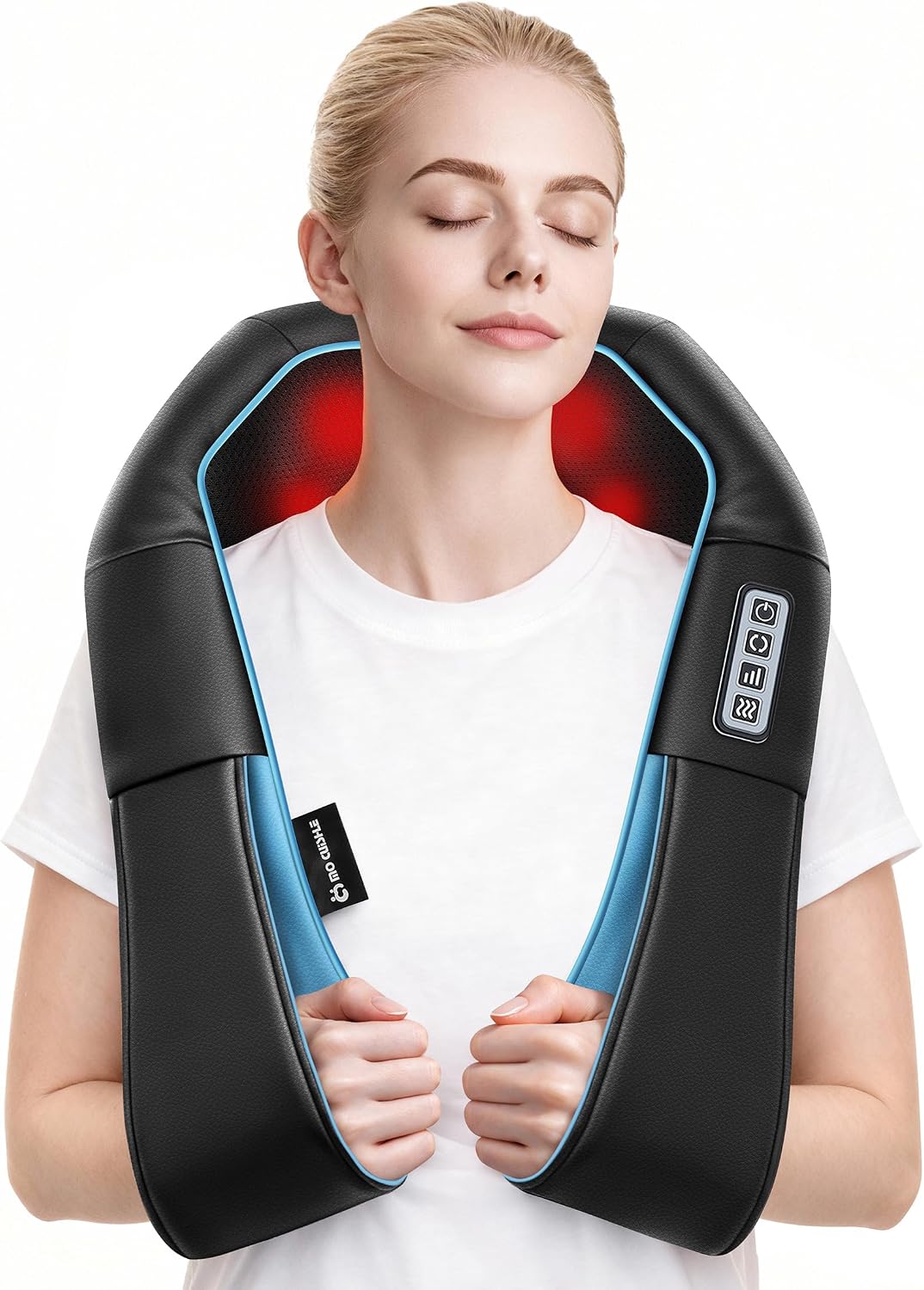 Mo Cuishle Women Men Gifts, Shiatsu Back Shoulder & Neck Massager with Heat