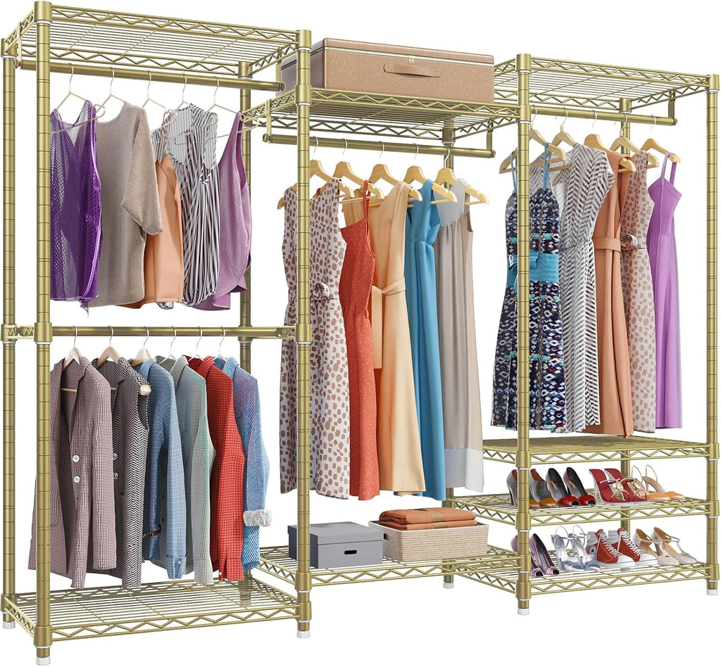 VIPEK V5 Medium Freestanding Clothes Rack, Modular Closet System, Black