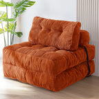 MAXYOYO Folding Sofa Bed, Convertible Chair Bed with Pillow