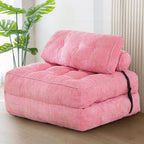 MAXYOYO Folding Sofa Bed, Convertible Chair Bed with Pillow