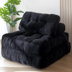 MAXYOYO Folding Sofa Bed, Convertible Chair Bed with Pillow