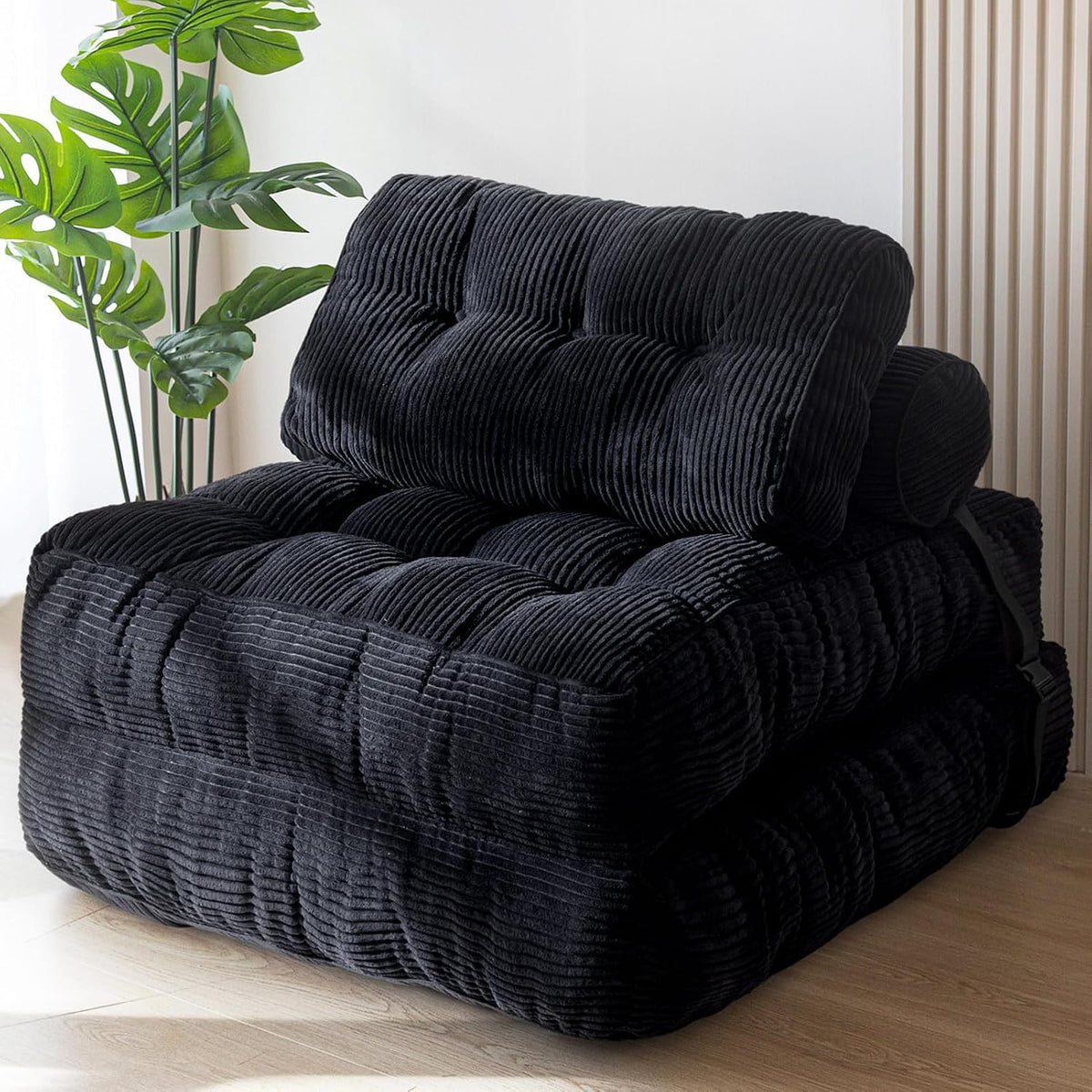 MAXYOYO Folding Sofa Bed, Convertible Chair Bed with Pillow