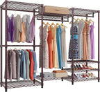 VIPEK V5 Medium Freestanding Clothes Rack, Modular Closet System, Black