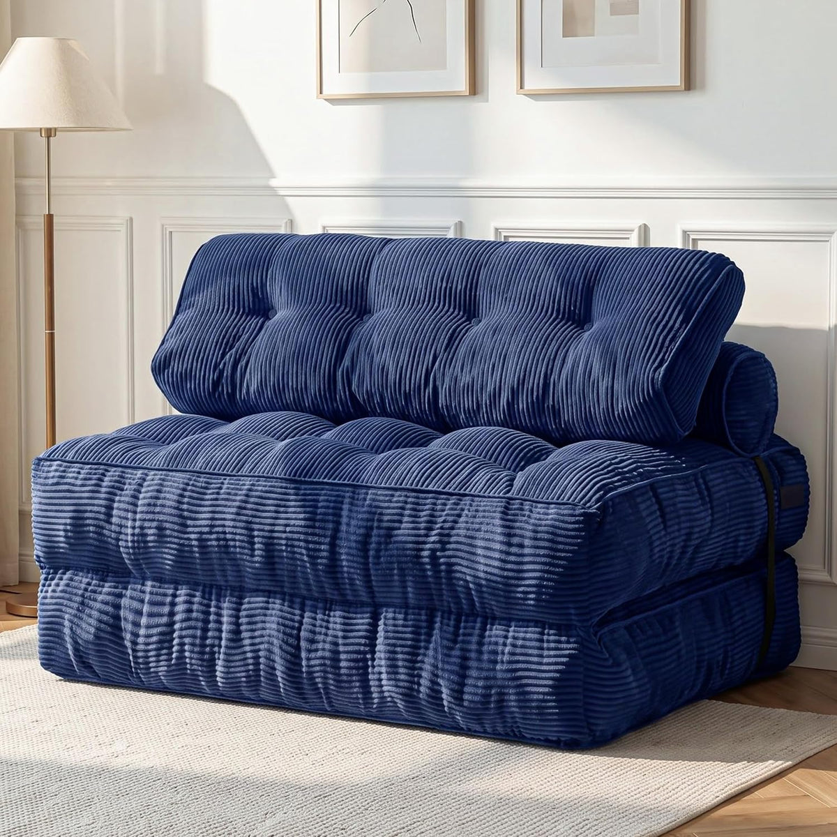 MAXYOYO Folding Sofa Bed, Convertible Chair Bed with Pillow