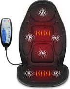 Snailax Back Massager with Heat, Vibration Massage Chair Pad, Seat Cushion