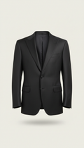 Peak-Lapel Italian Wool Suit