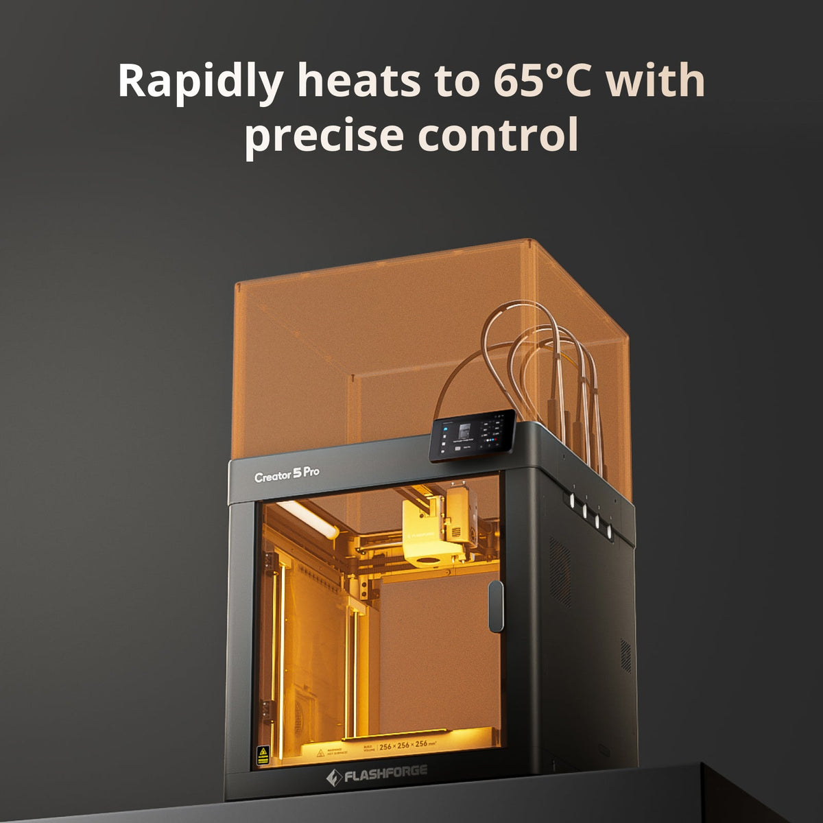 Clearance Sale Flashforge Creator 5 Pro 4-Toolheads Enclosed Multi-Color 3D Printer | 500% Faster, Zero Purge Waste