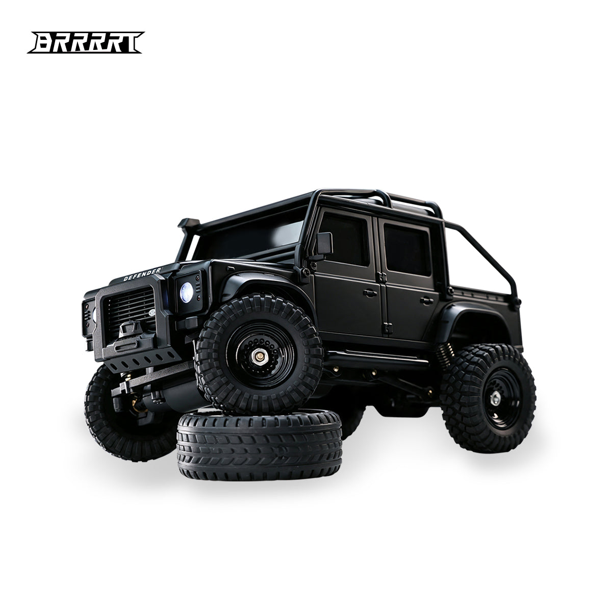 Licensed 1:43 Land Rover Defender 110 RC Crawler