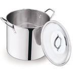 Mainstays 8-Qt Stainless Steel Stock Pot with Metal Lid