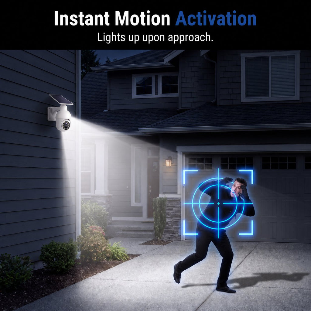 🔥LAST DAY SALE 49% OFF-⏰Solar-Powered Simulated Surveillance Camera Street Light