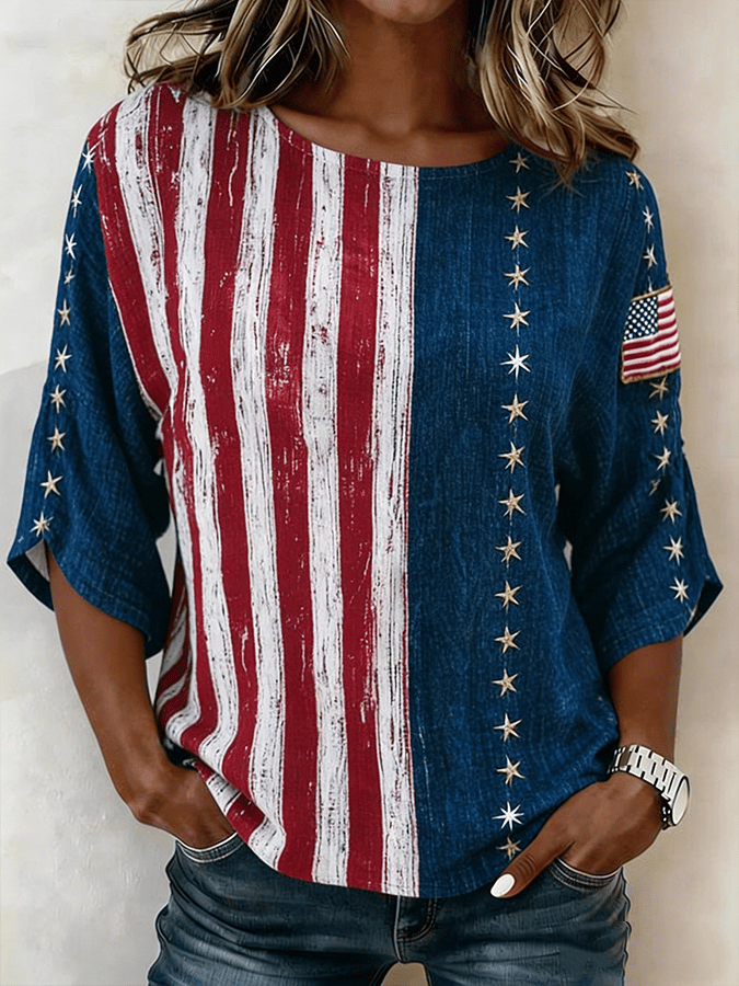 Women's 250th Anniversary Print Shirt