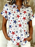 🗽Women's Patriotic 250th Anniversary Print Casual Shirt