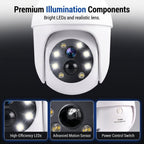 🔥LAST DAY SALE 49% OFF-⏰Solar-Powered Simulated Surveillance Camera Street Light