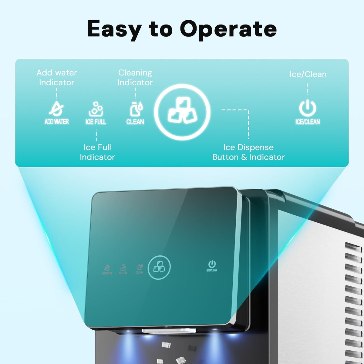 Kismile Countertop Nugget Ice Maker 58015RIM0